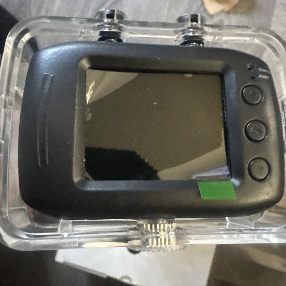 Jamsonic JAC-101 HD Waterproof Action Cam w/ LCD, MicroSD, USB, Black 720p